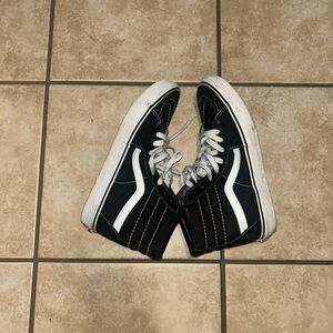 Vans Sk8-Hi Shoe Lifestyle, Original Icon, Suede, Canvas 7.5/9